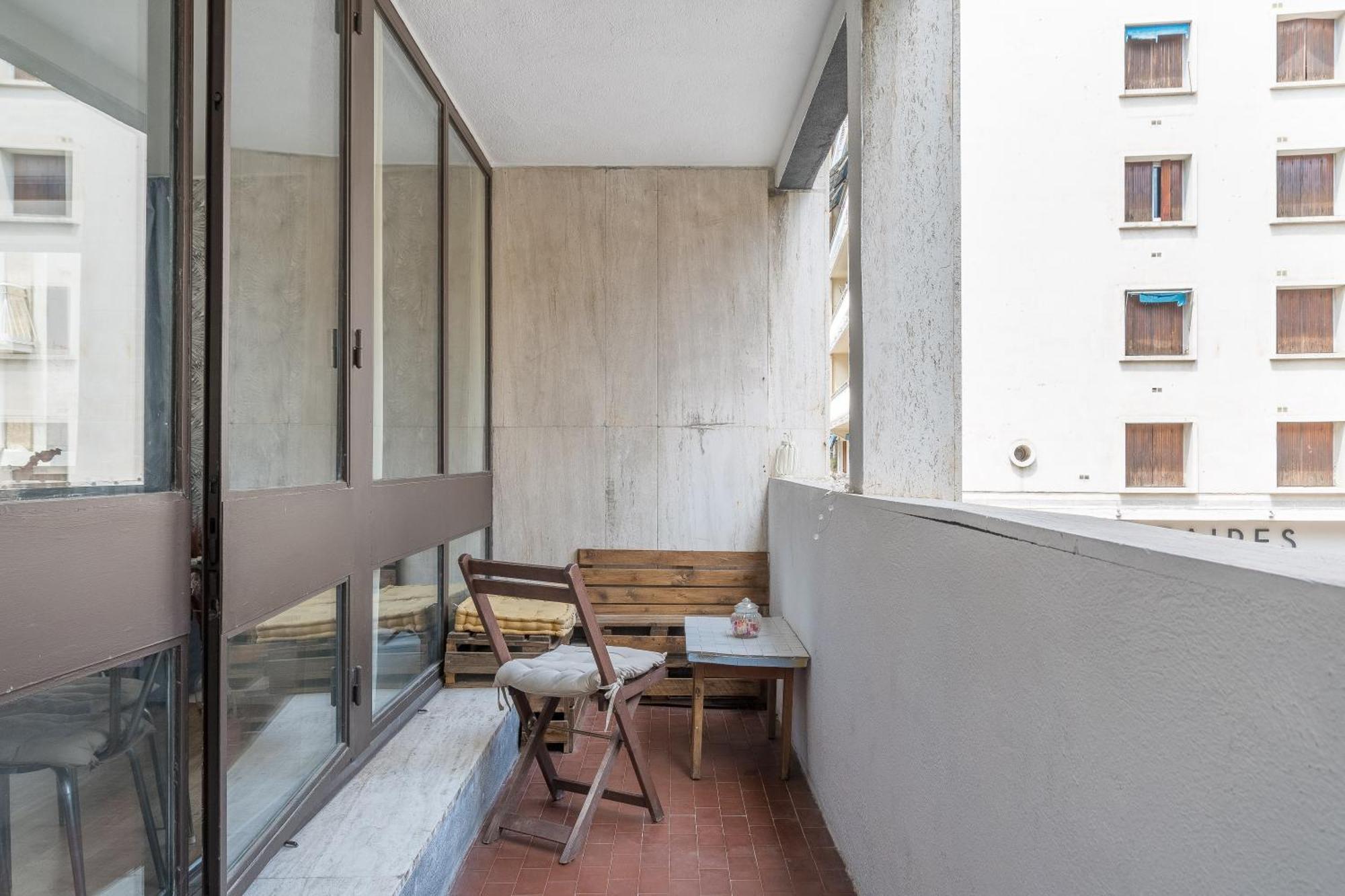 *Las Flores* Joli Studio Avec Balcon Marseille Kültér fotó