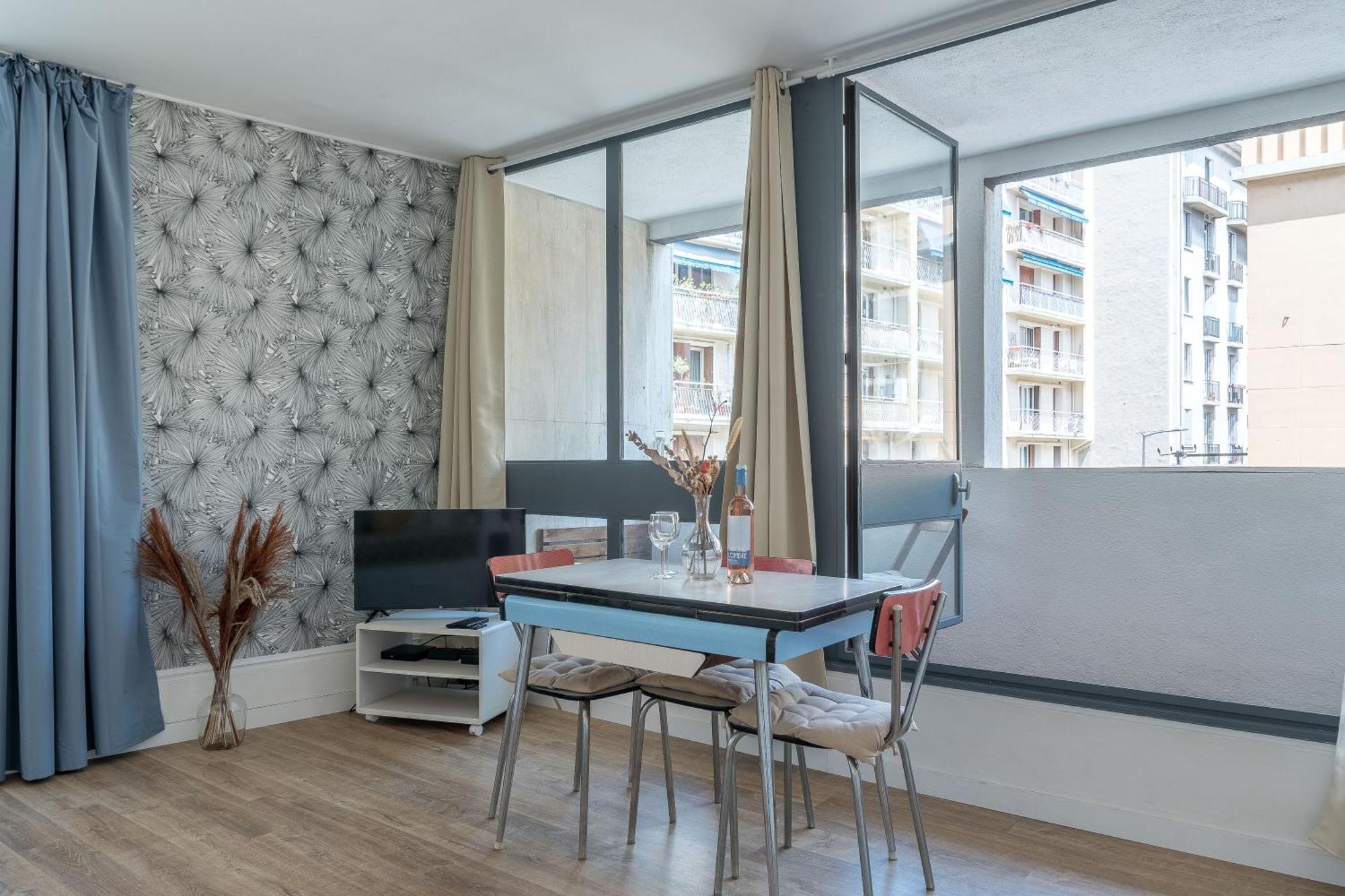 *Las Flores* Joli Studio Avec Balcon Marseille Kültér fotó