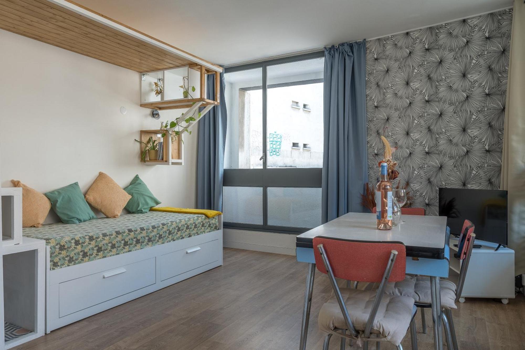 *Las Flores* Joli Studio Avec Balcon Marseille Kültér fotó