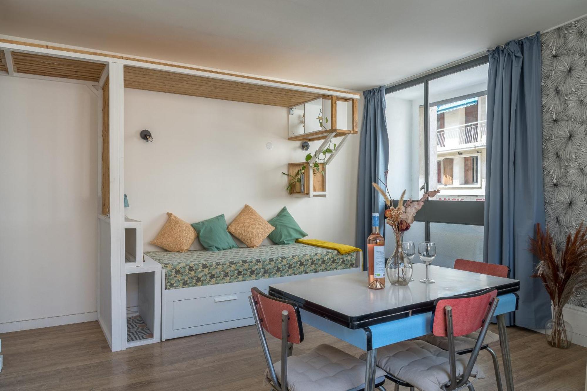 *Las Flores* Joli Studio Avec Balcon Marseille Kültér fotó