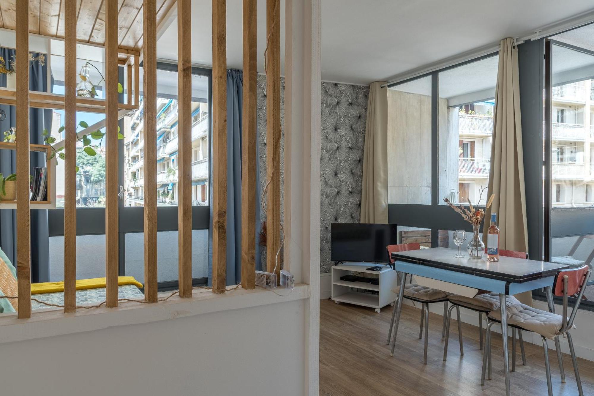 *Las Flores* Joli Studio Avec Balcon Marseille Kültér fotó